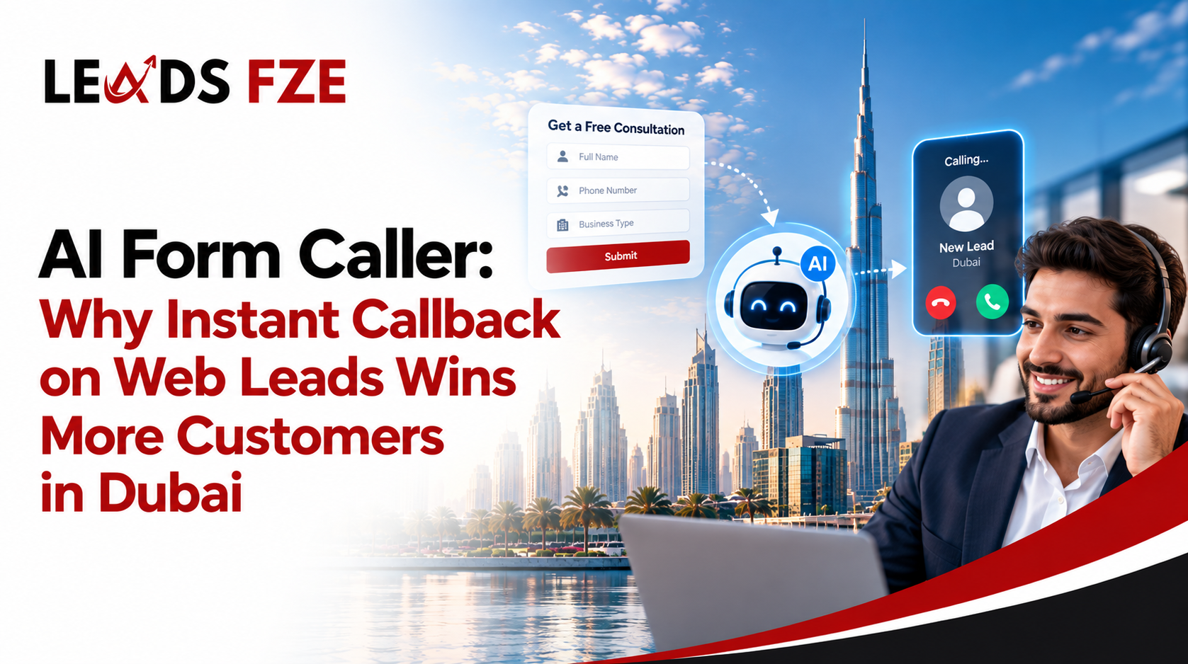 AI Form Caller instant callback Dubai